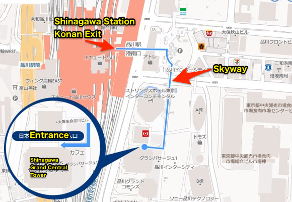 Microsoft Japan Office Map